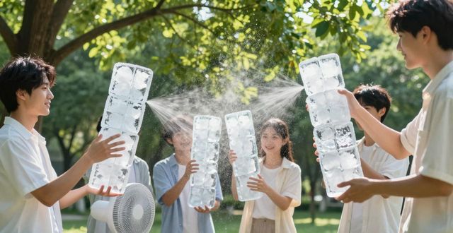 大冰块降温方法_郑州夏季防暑降温大冰块_大冰块户外活动使用时长